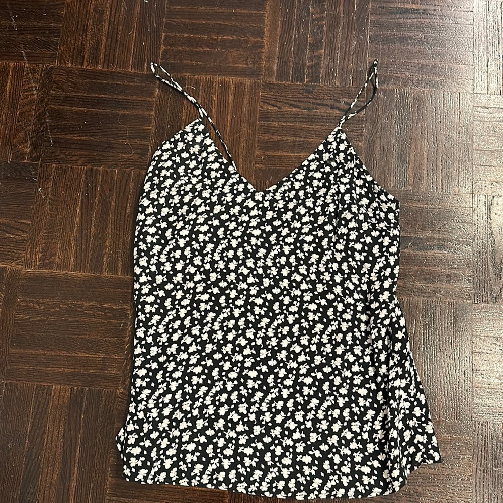 Something Navy floral camisole